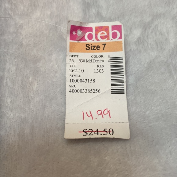 NWT Reign by DEB Size 7 Jean Skirt - Picture 3 of 11